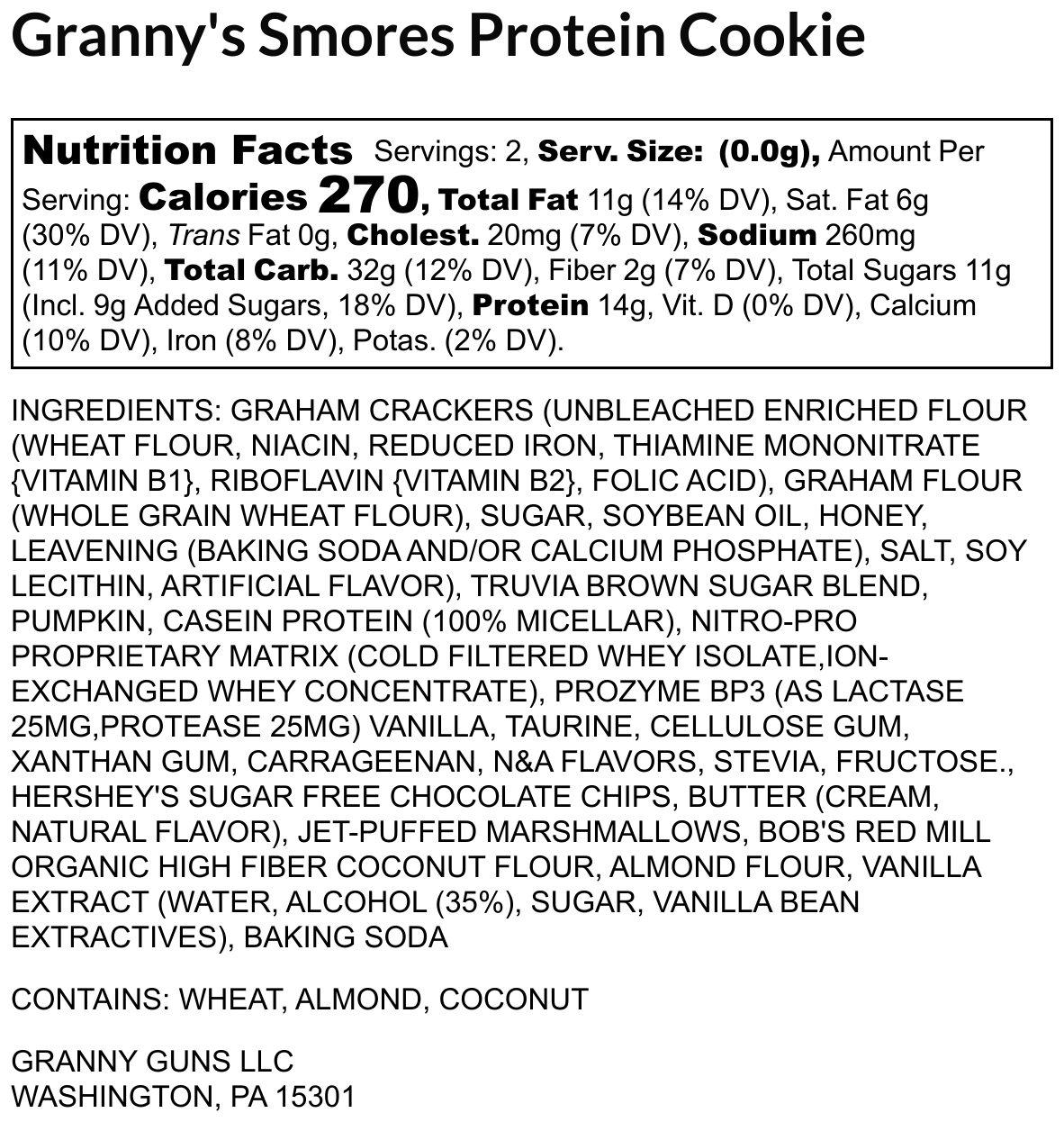 Granny's S'mores Protein Cookie