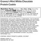 Granny's Mint White Chocolate Protein Cookie